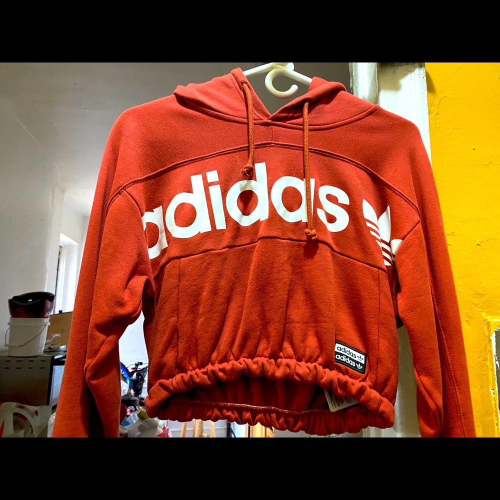 Adidas cropped hoodie